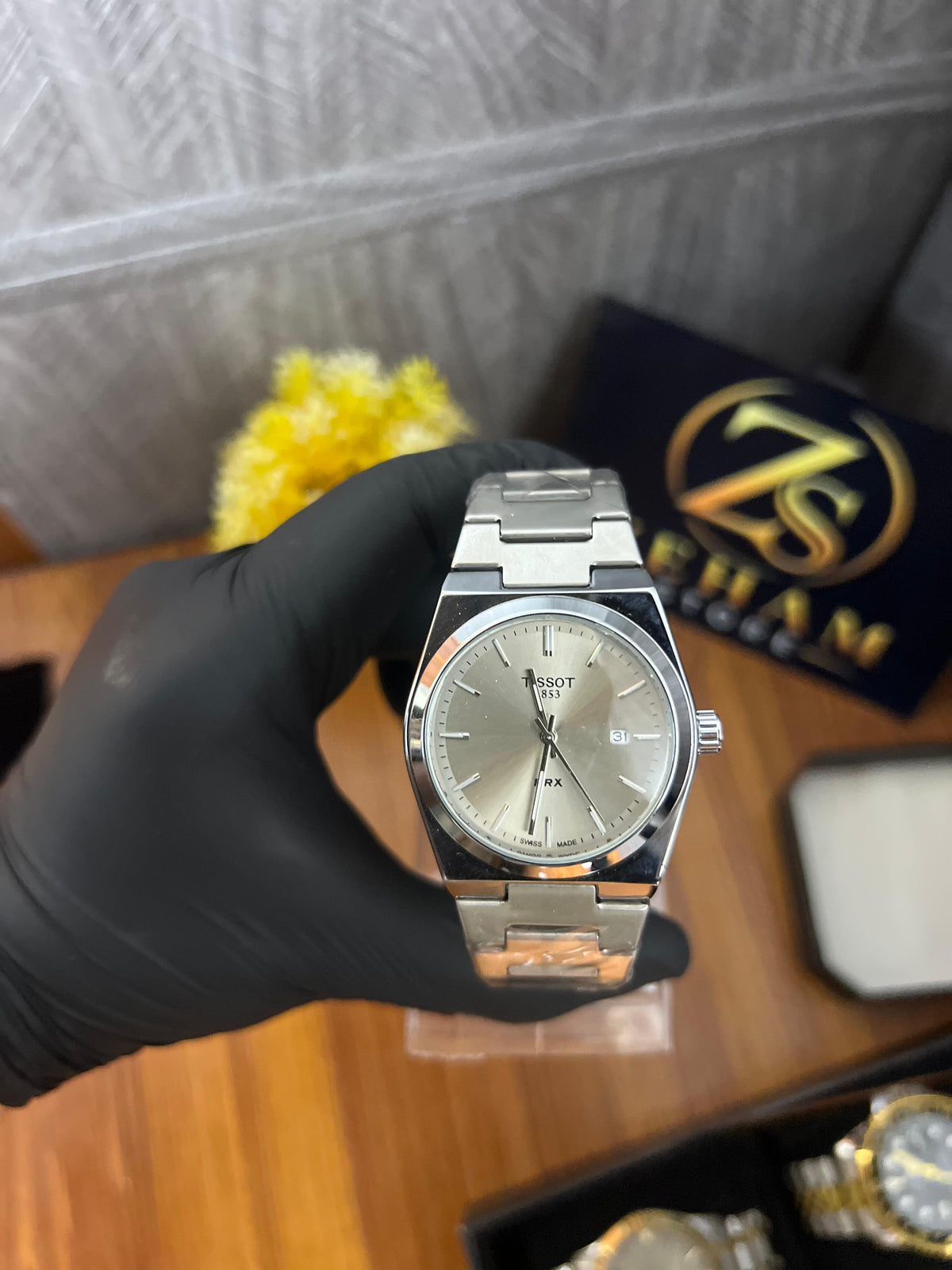 Tissot PRX Style Silver Sunburst Dial (Stainless Steel)